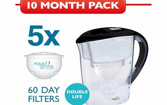 XL 2.5L Minerva Filter Jug 10 Month