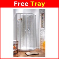 Quadrant Shower Enclosure White 1850 x 800mm