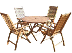 Arboreta Oak Garden Furniture Set