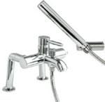 Avus Pillar Mounted Bath Shower Mixer Tap and Kit