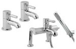 Avus Tap Pack 5 - Basin Taps and Pillar Bath Shower Mixer