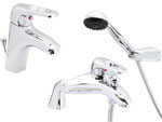 Como Bathroom Tap Pack 2 - Basin Mixer and Bath Shower Mixer