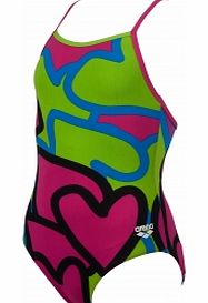 Tickers One Piece Girls Swimsuit