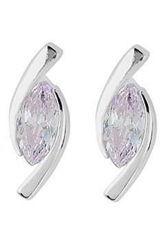 Silver and Cubic Zirconia Earrings