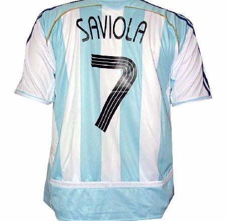 Adidas Argentina home (Saviola 7) 06/07