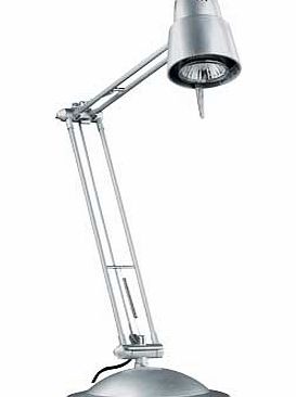 Argos Halogen Desk Lamp - Silver