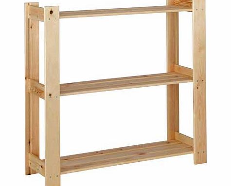 Argos Light Duty Unfinished 3 Shelf Storage Unit -