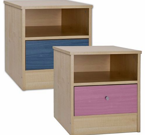 Malibu Childrens Bedside Cabinet (Pink -Girls Bedroom)