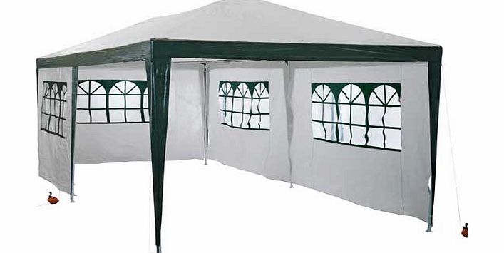 Argos Rectangular Waterproof Garden Gazebo with Side