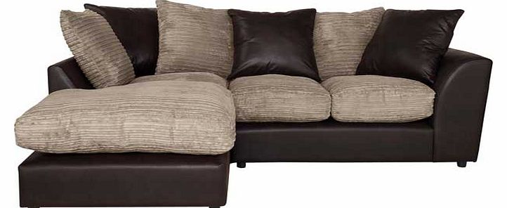 Riley Fabric Left Hand Regular Corner Sofa Group