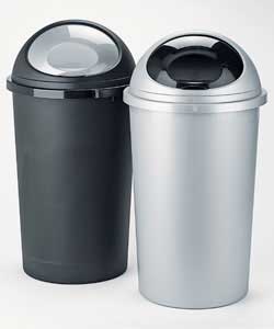 Value 25 Litre Black Plastic Bullet Bin