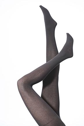 Ladies 1 Pair Aristoc Organic Cotton Tights In 1 Colour Slate