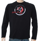 Black Long Sleeve T-Shirt with Logo