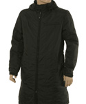 Black Longer Length Padded Coat