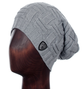 EA7 Light Grey Beanie Hat