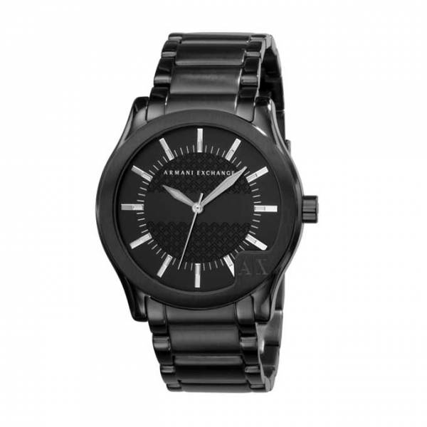 Black Metal Mens Watch