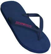 Glacier Blue Rubber Flip Flops