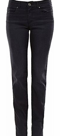 Black High Rise Slim Jeans 28