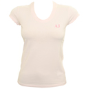 Ladies Armani Light Pink T-Shirt