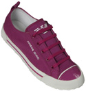 Ladies Armani Vivid Violet Canvas Trainers