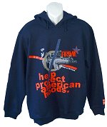 Hooded Sweatshirt Navy Size X-Large