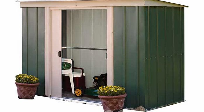 Arrow Pent Metal Garden Shed - 8 x 4ft