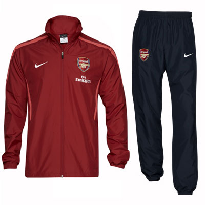 Nike 2010-11 Arsenal Nike Woven Tracksuit (Wine) - Kids