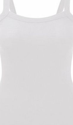 Gill Ribbed Strap Vest S4P1 White M/L (1.96)