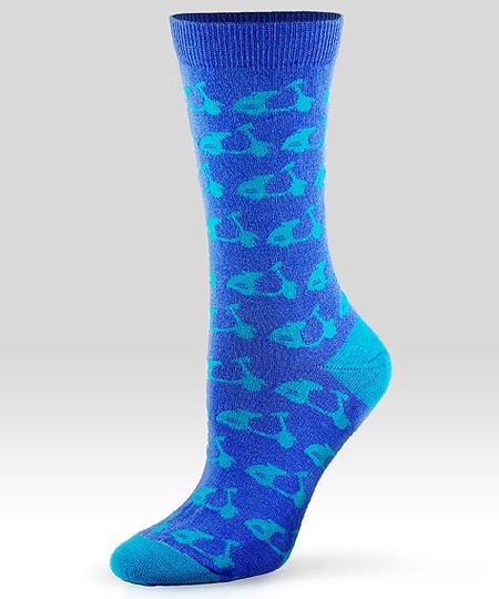 Scooter Blue Unisex Socks