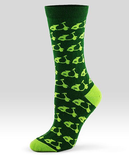 Scooter Green Unisex Socks