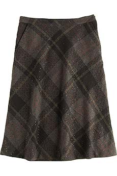 Ashish Buffalo check A-line skirt