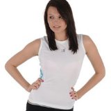 Karrimor Running Vest Ladies White/Cyan 12