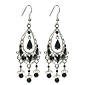 Stone Drop Chandelier Earrings