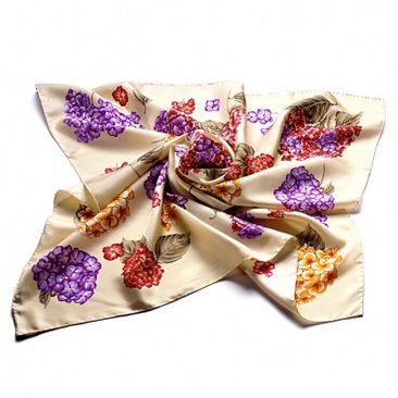 Hydrangea Silk Scarf