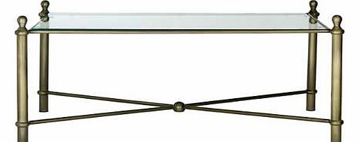 Brass Effect Metal Furniture Coffee Table