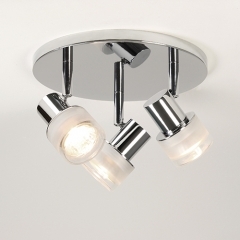 Tokai 3 Spot Round Bathroom Ceiling Light