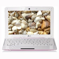 EeePC 1008HA SeaShell in Pink - 5 Hour