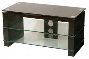 Monaco MON80 High Gloss Black Tv Stand