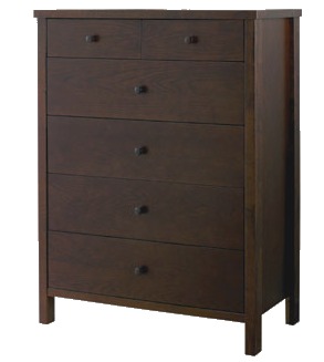 Dark 4+2 Drawer Chest