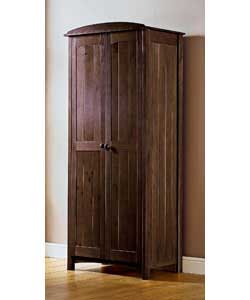 2 Door Wardrobe - Chocolate