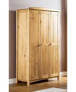 3 Door Wardrobe - Oak