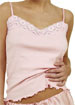 Embroidered Silk camisole top