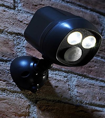 Auraglow Super Bright Motion Activated PIR Sensor Weatherproof Wireless Twin Security Light