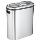 Austin White Duo Round Recycling Bin 40L (2X20L)