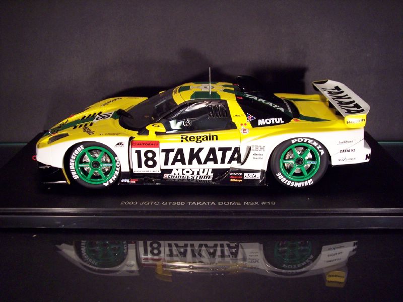 Honda NSX JGTC 2003 Takata Dom #18 in White