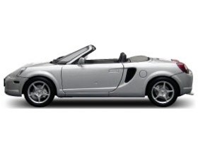 Toyota MR2 Spyder (1:18 scale in Silver)