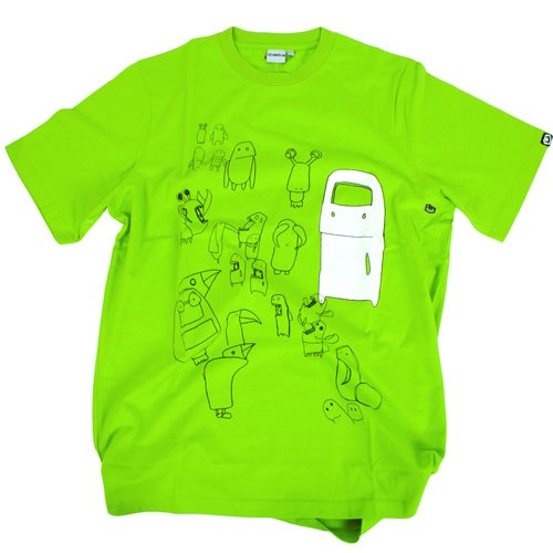 Mens Avalaan Moontango Tee Lime Green