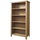 Avalon oak large bookcase furniture