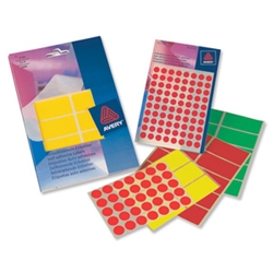 Coding Dot Labels 8mm Diameter Assorted