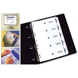 IndexMaker Divider Set Punched 5-Part Ref